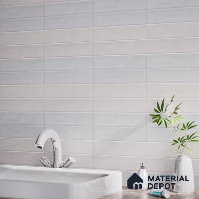 Faux Subway  Tile TL 07257 Sintra 4001 Granula 1 ft x 1 ft Ceramic Matte Finish - 9 mm  | 2 mm Spacer is Mandatory | Please Expect a Slight Variation of Pattern (Sample)